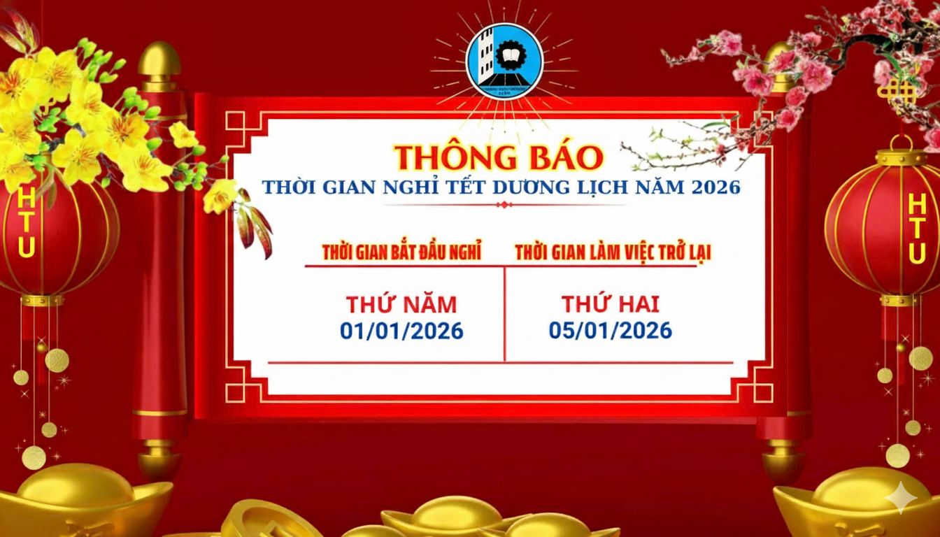 THÔNG BÁO NGHỈ TẾT DƯƠNG LỊCH 2026